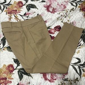 New York & Company Tan Cropped Ankle Pants